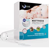 Protector de Colchón Impermeable para Cuna (60 x 120) - Cubre Colchón Transpirable- Hipoalergénico- Anti-bacteriano…